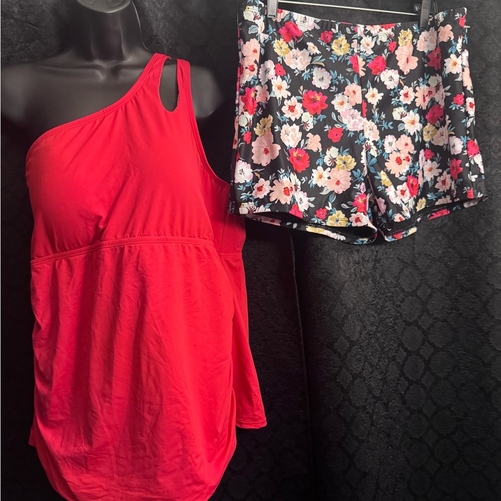 Women's 2 pc Tankini Swimsuit